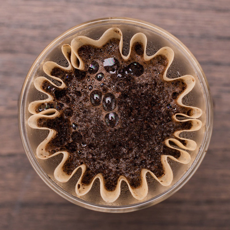Double Glass Cake Coffee Pot