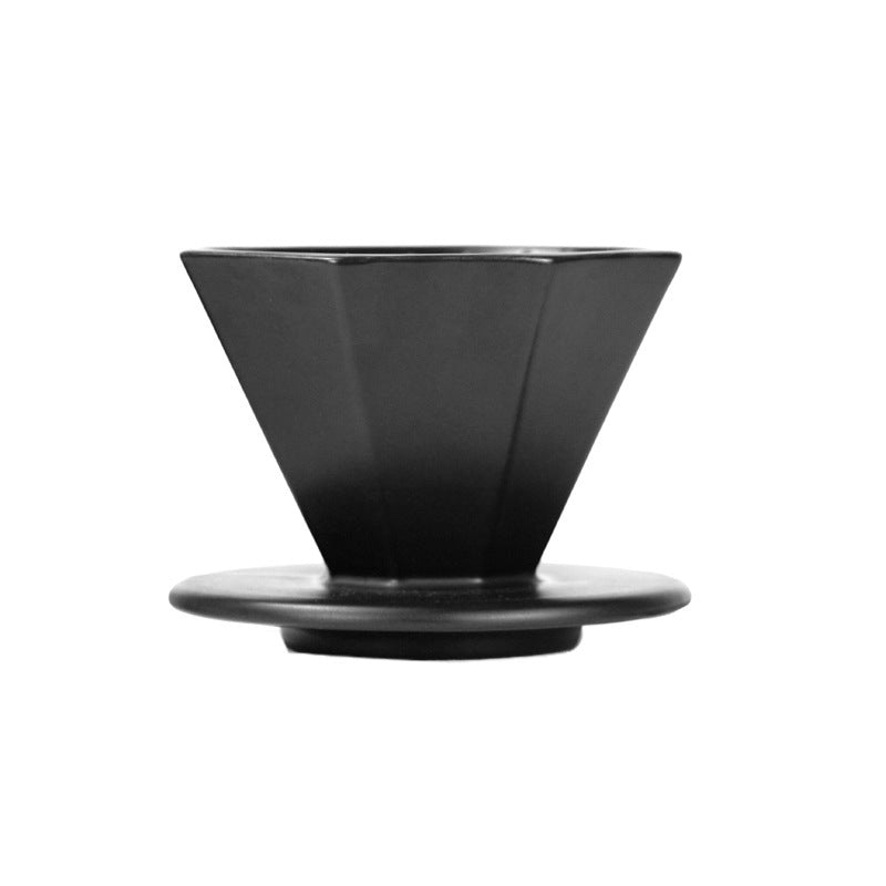 Octagonal Ceramic V60 Coffee Filter Cup