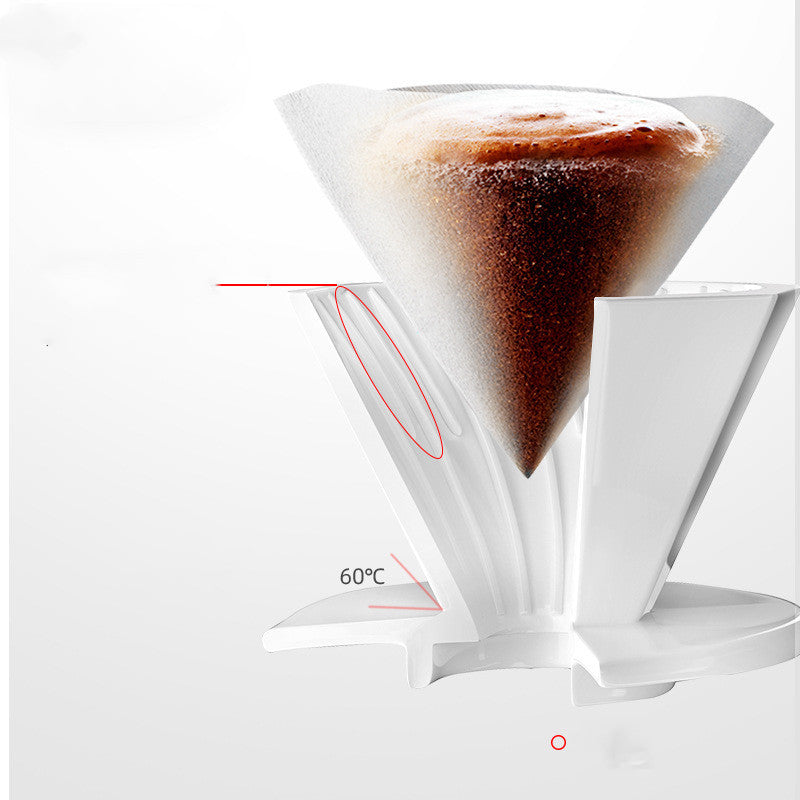 Octagonal Ceramic V60 Coffee Filter Cup