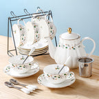 Nordic Pastoral Flower Tea Cup Household Style