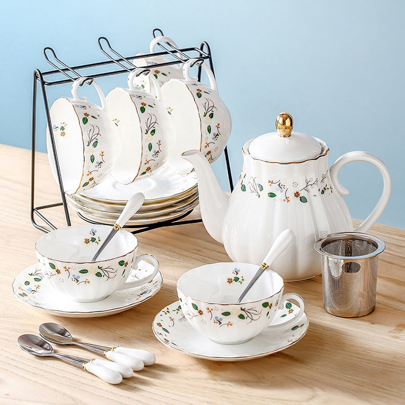 Nordic Pastoral Flower Tea Cup Household Style