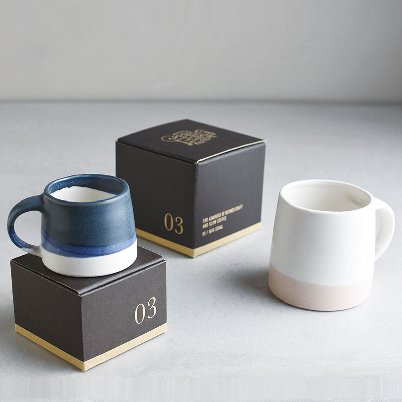 Retro Gradient Glaze Handmade Mug
