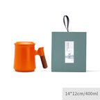 Kiln Into Ceramic Mug Tea And Water Separation With Lid