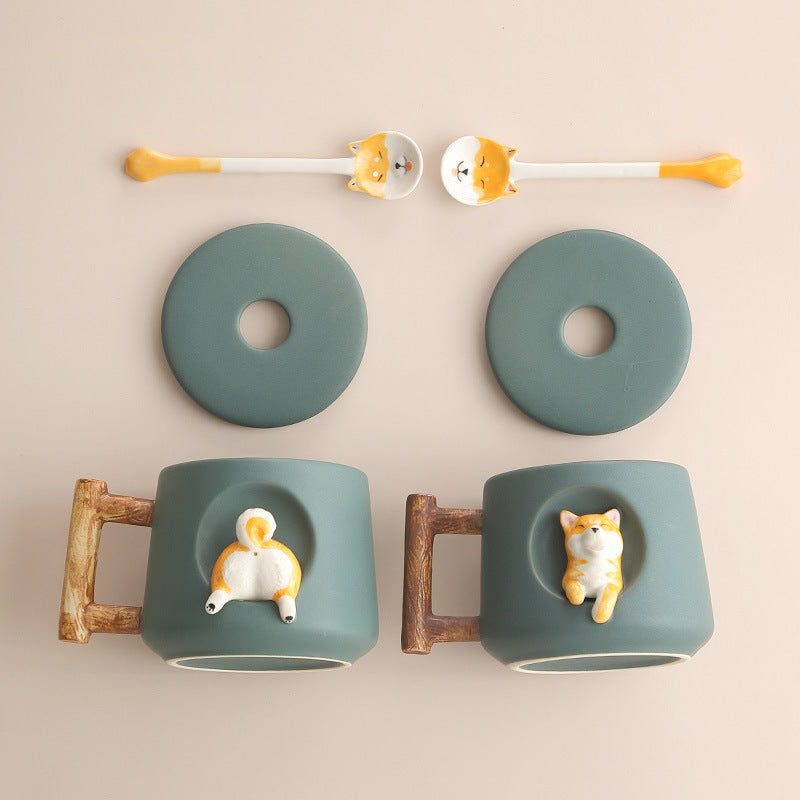Cute & Creative Ceramic Mug with a Touch of Personality