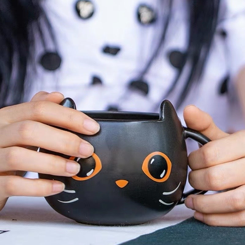 Pumpkin Covered Spoon Mug