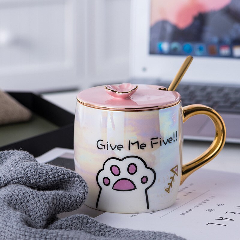 Cartoon Ceramic Mug Set