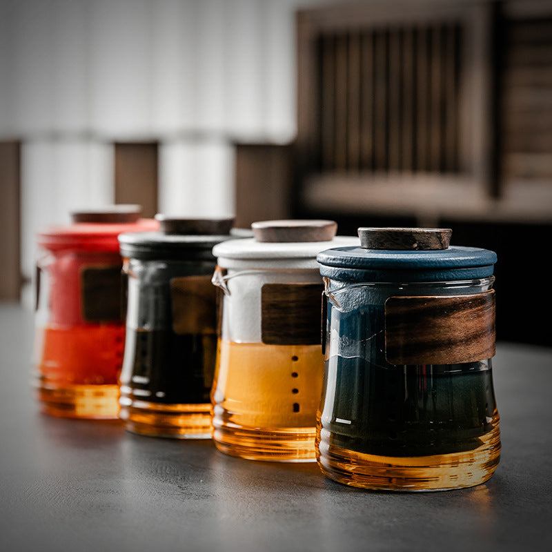 Simple And Portable Glass Kung Fu Teapot