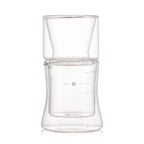 Double Glass Cake Coffee Pot