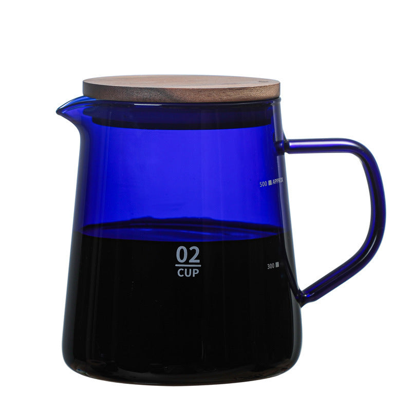 V60 Glass Pour-Over Coffee Server