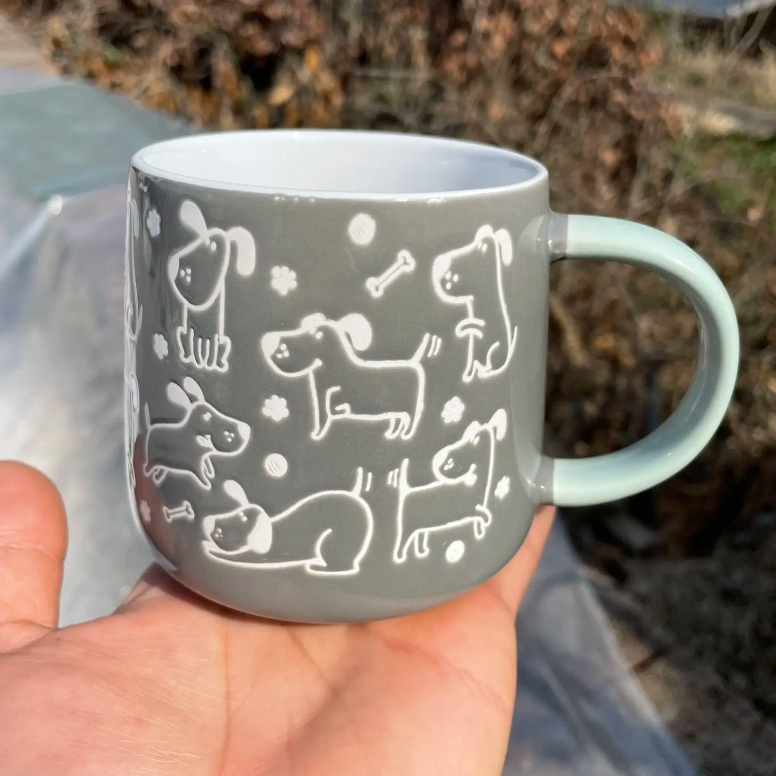 Many Chubby Little Cats And Dogs Ceramic Mugs
