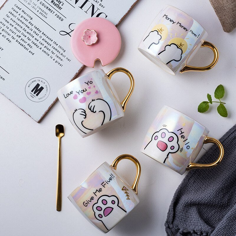 Cartoon Ceramic Mug Set