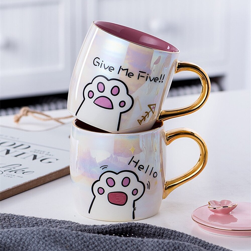 Cartoon Ceramic Mug Set