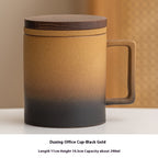 Beautiful Covered Filter Water Cup Ceramic Office