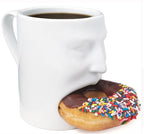 Charming Double-Layer Ceramic Mug with Face Design