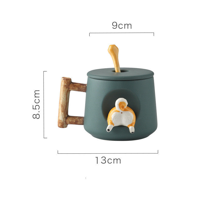 Cute & Creative Ceramic Mug with a Touch of Personality