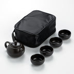 Portable Ceramic Matte Glazed Travel Tea Set