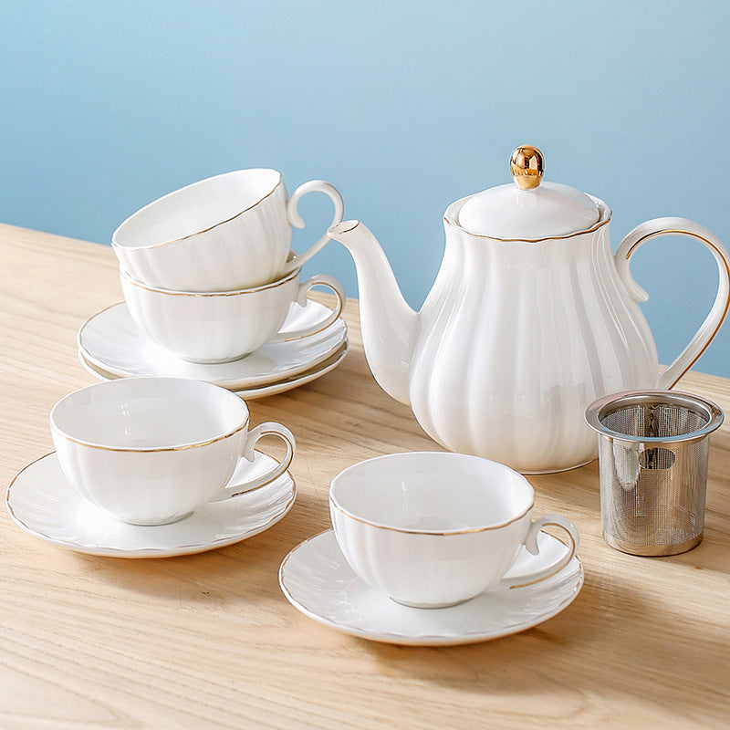 Nordic Pastoral Flower Tea Cup Household Style