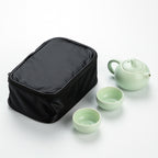 Portable Ceramic Matte Glazed Travel Tea Set