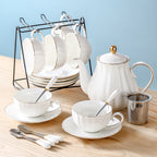 Nordic Pastoral Flower Tea Cup Household Style