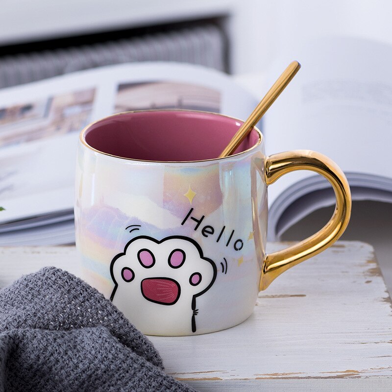 Cartoon Ceramic Mug Set