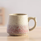 Vintage-Inspired Kiln-Glazed Ceramic Coffee Mug