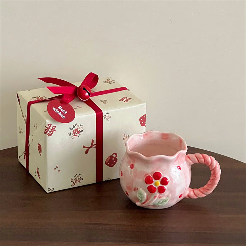 Handmade Irregular Ceramic Mug for Creative Souls