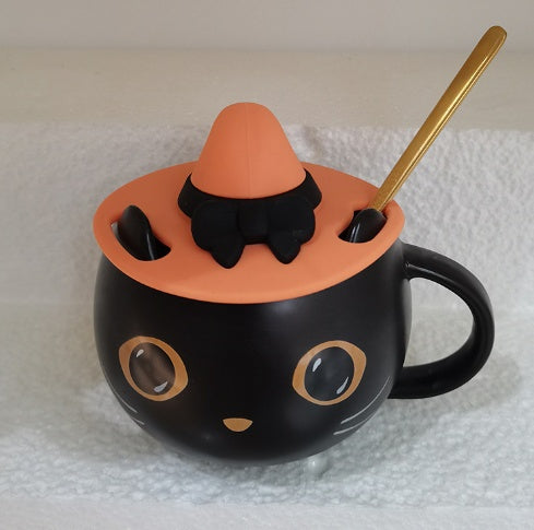 Pumpkin Covered Spoon Mug