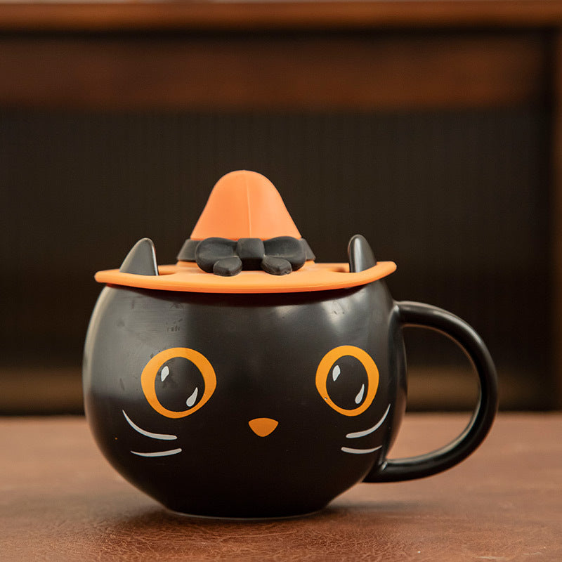 Pumpkin Covered Spoon Mug