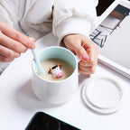 Whimsical 3D Animal Ceramic Mug – Cute Cartoon Design, Single-Layer Simplicity