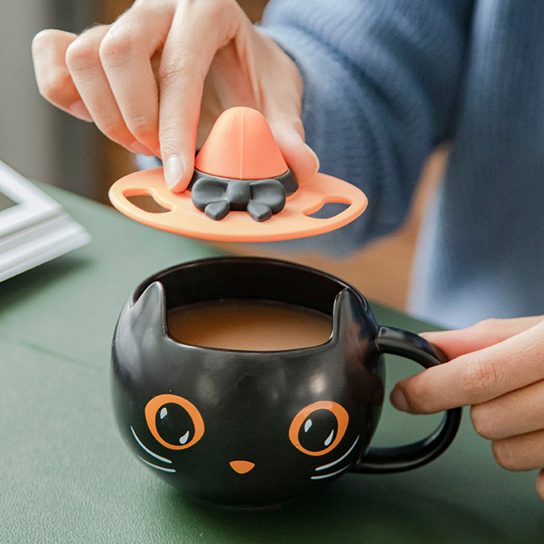 Pumpkin Covered Spoon Mug